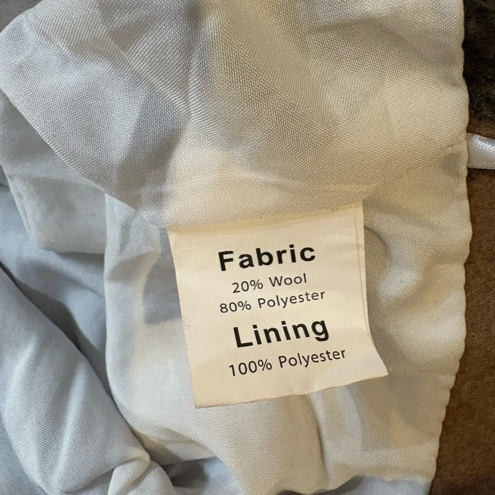 Elegant Plaid Mini Skirt in Tan and Black - Picture 7 of 7